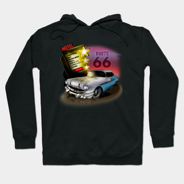 Route 66 Pontiac Hoodie by hardtbonez